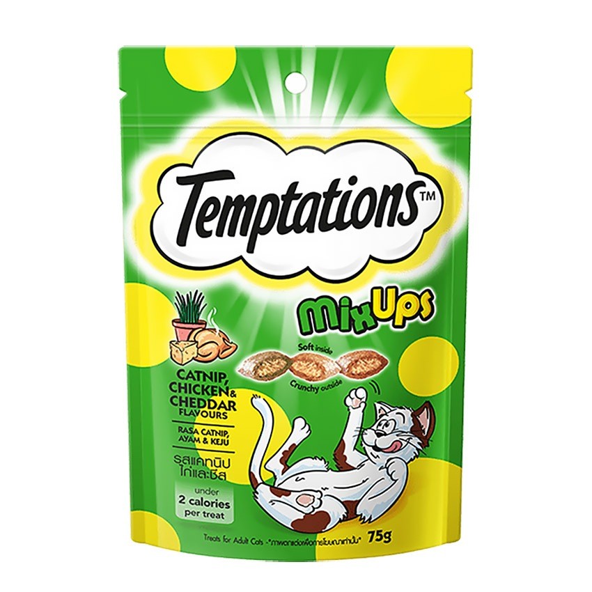 Whiskas Temptations Crunchy Cat Treats 75g