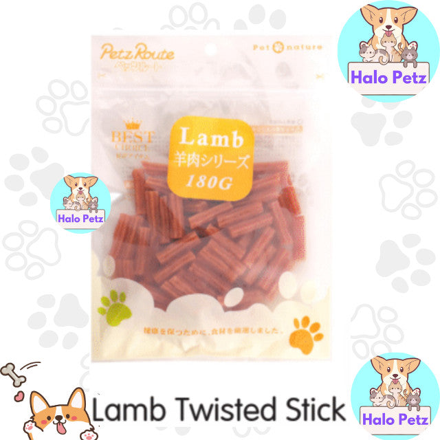 Petz Route Dog Treat 180g -| Beef, Duck, Pork, Lamb Jerky