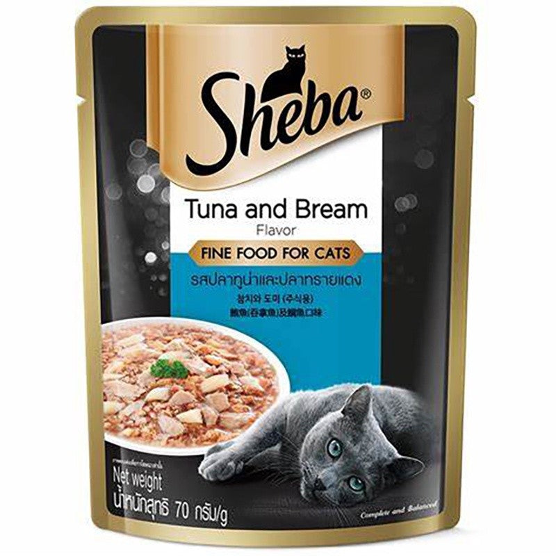 Sheba Wet Cat Food Pouch 70g | Premium Wet Food for Cats
