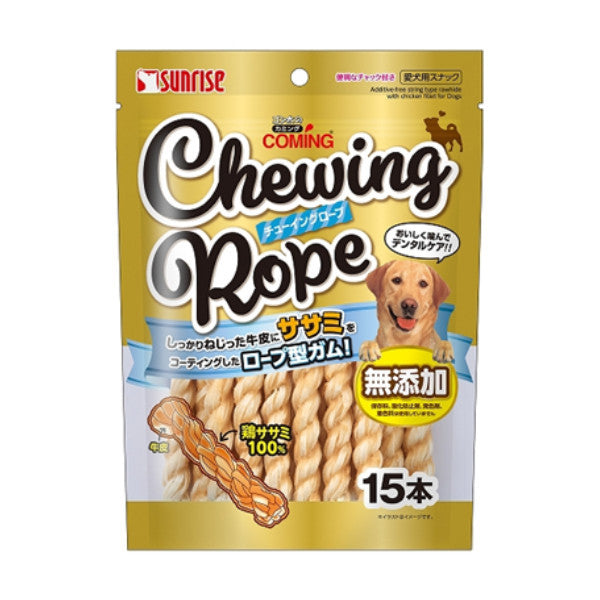 Sunrise String Type Rawhide with Chicken Fillet 100g for Dogs