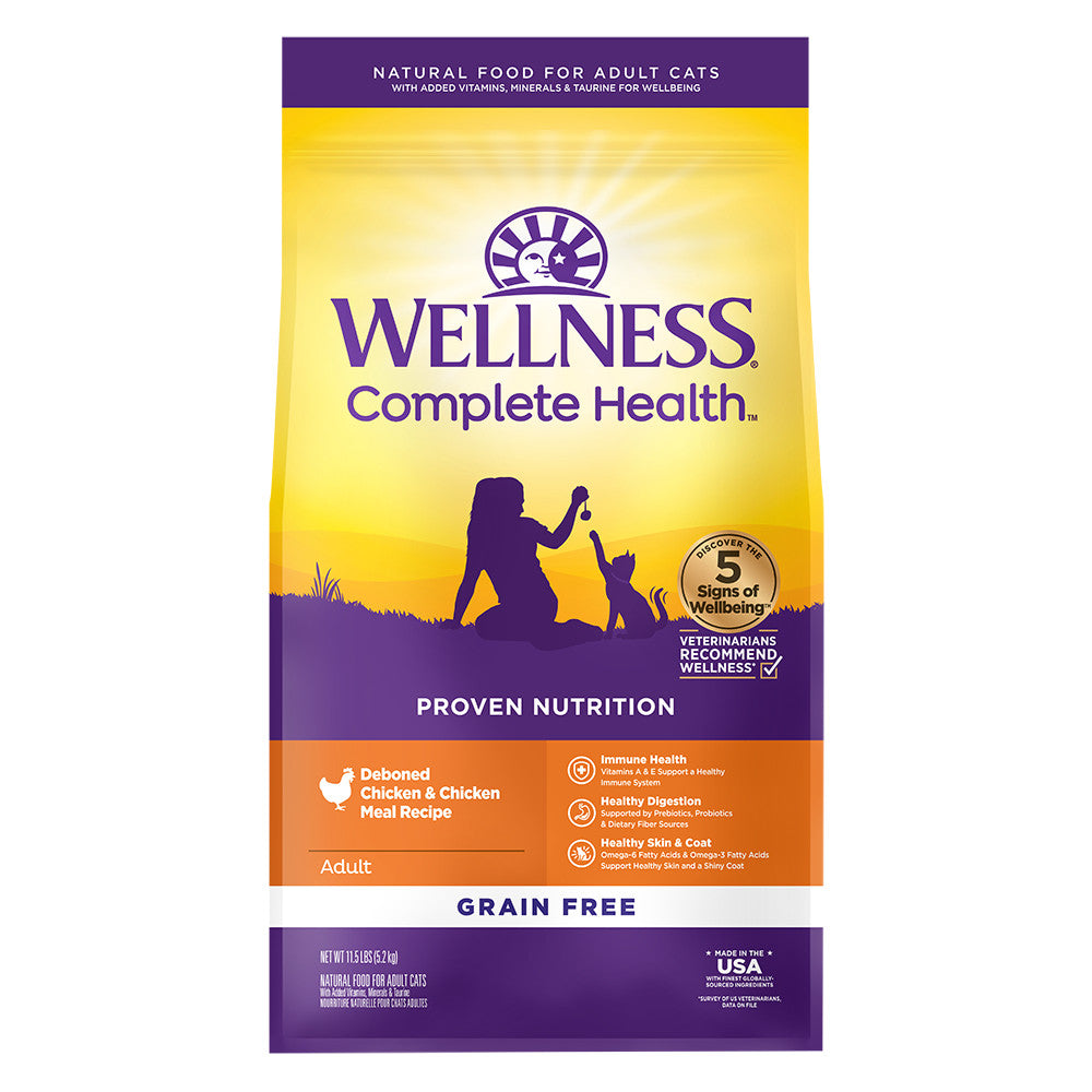 Wellness Complete Health Grain Free Dry Cat Food 5.5lbs