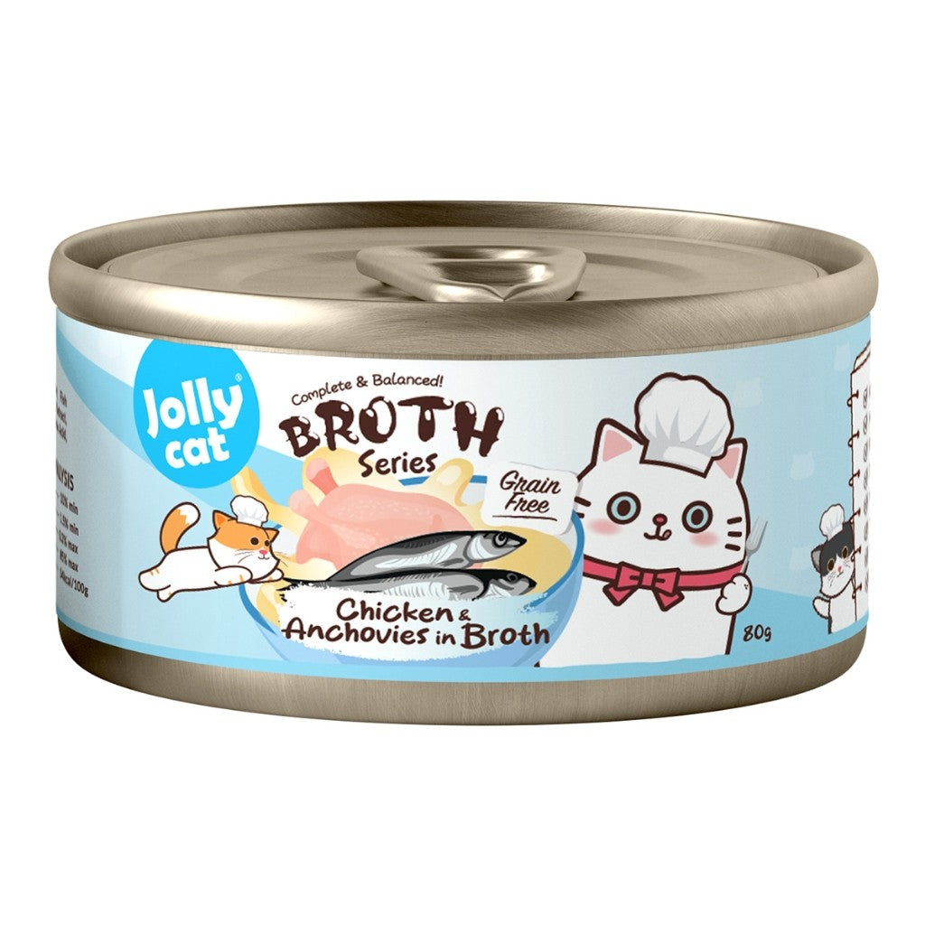 Jolly Cat Broth | Care Can Food - 80g -Complete | Jollycat