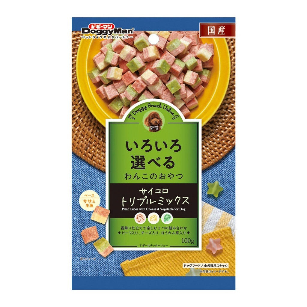Doggyman Snack Dog Treat | Cheese Stick | Cut | Mix Dice | Bonito Jerky | Chicken Sausage