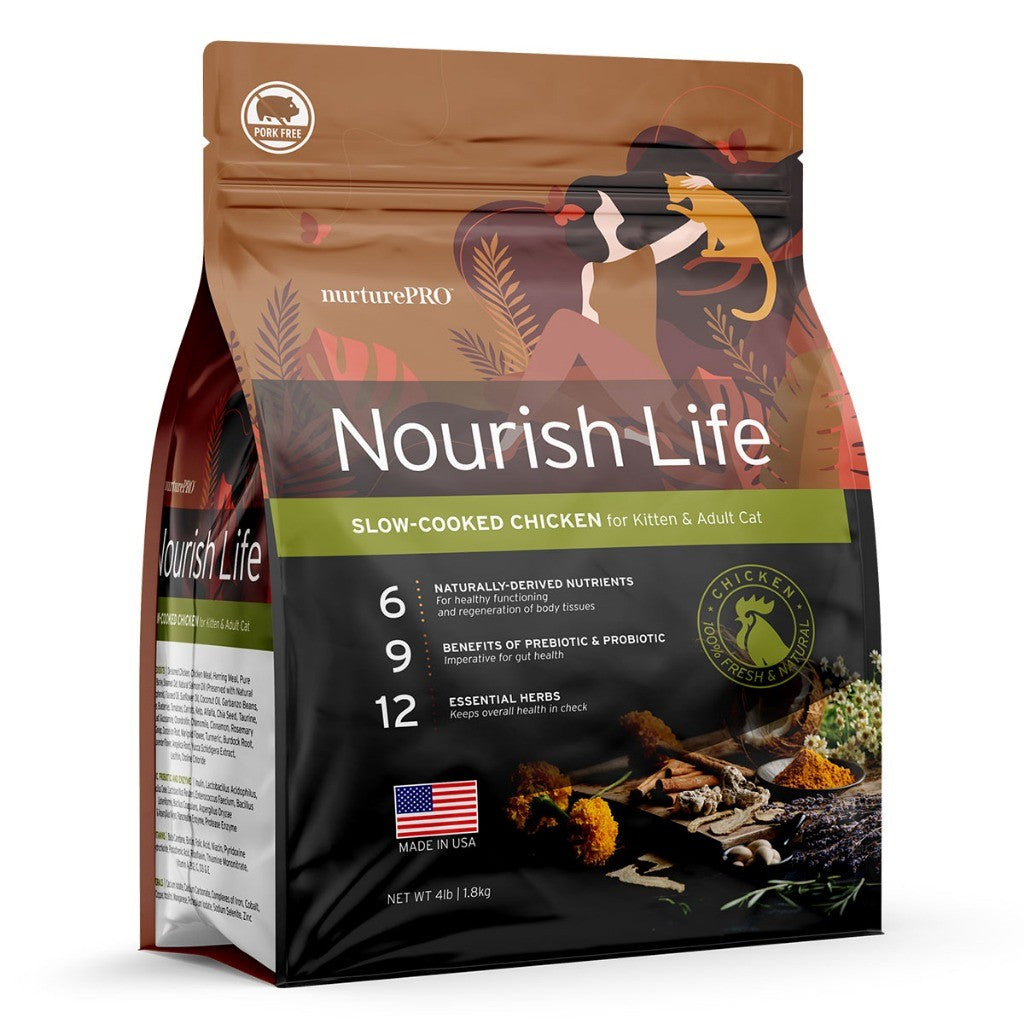 Nurture Pro Nourish Life Cat Dry Food | Indoor | Adult | Kitten | Mature | Salmon