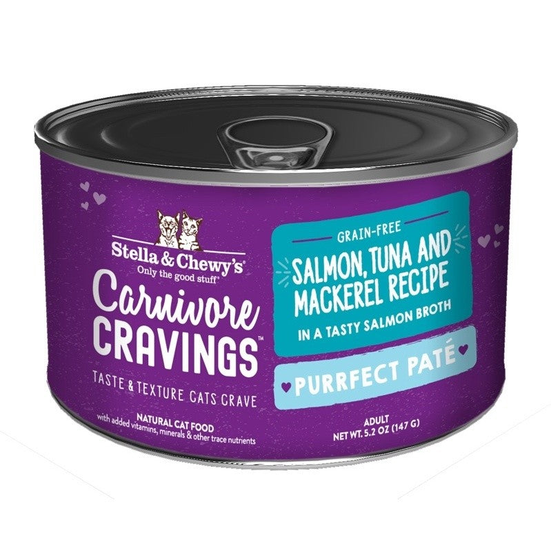 Stella & Chewy’s Carnivore Cravings Purrfect Pate or Savory Shreds Wet Canned Food