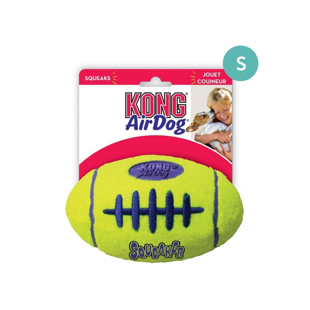 Kong AirDog Dog Toy | Donut, Football, Dumbbell, Stick & Ball | Squeaky Fetch Toys