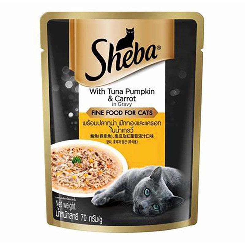Sheba Wet Cat Food Pouch 70g | Premium Wet Food for Cats