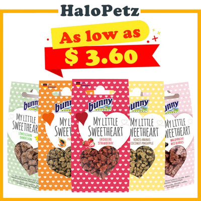 Bunny Nature My Little Sweetheart - 30g | Red Berries Dandelion Meal Worm Thyme