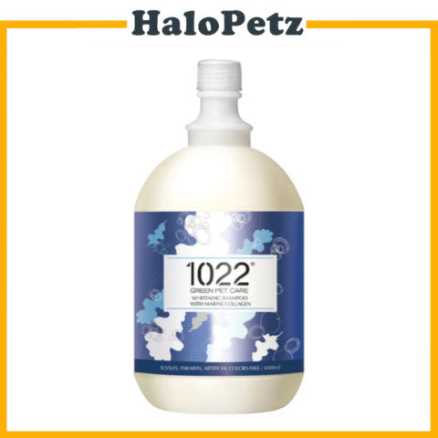 1022 Green Pet Care Dog Shampoo 4L | Soothing | Anti Bacterial | Volume Up | Whitening | Soft