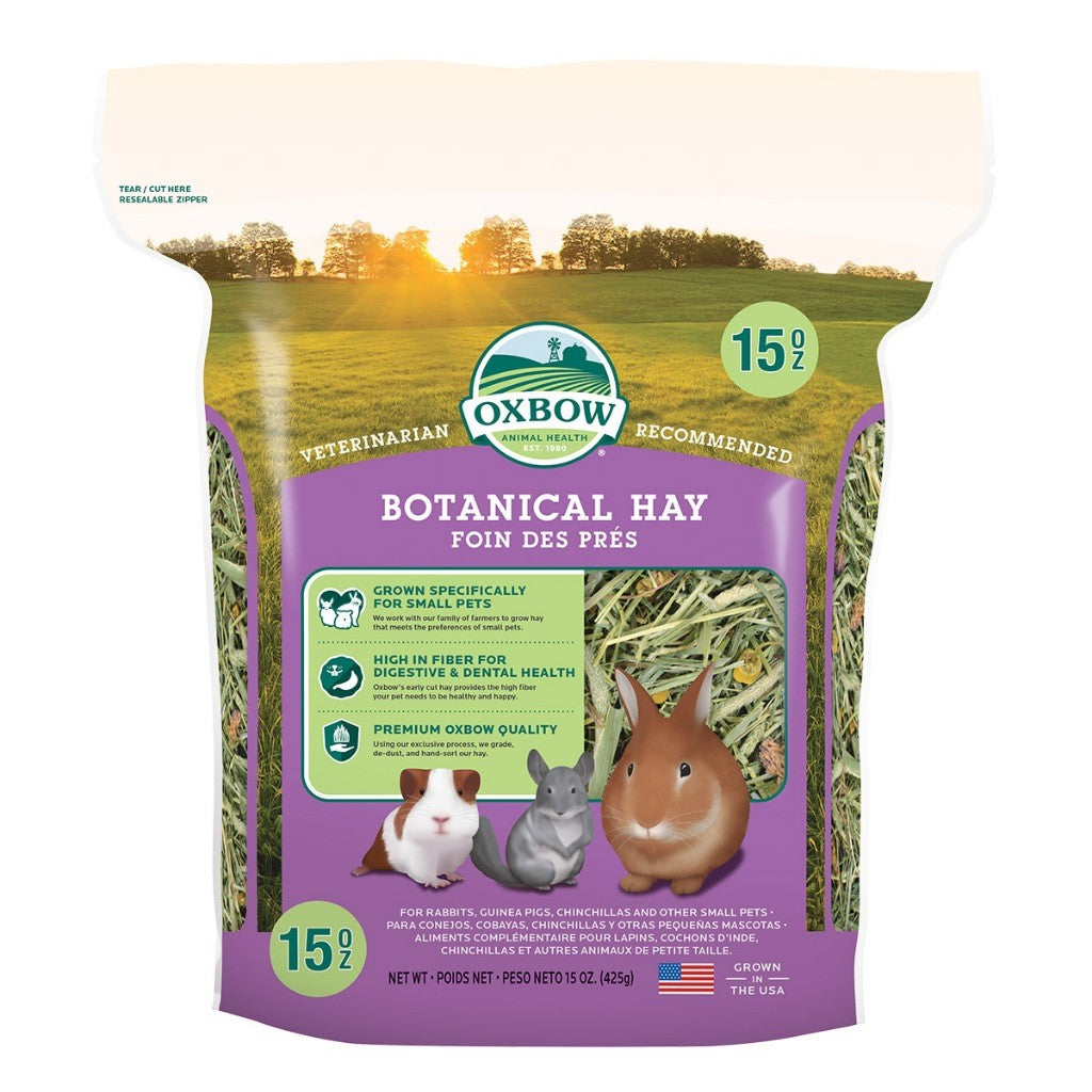Oxbow Hay 15oz -Timothy, Orchard Oat, Alfalfa