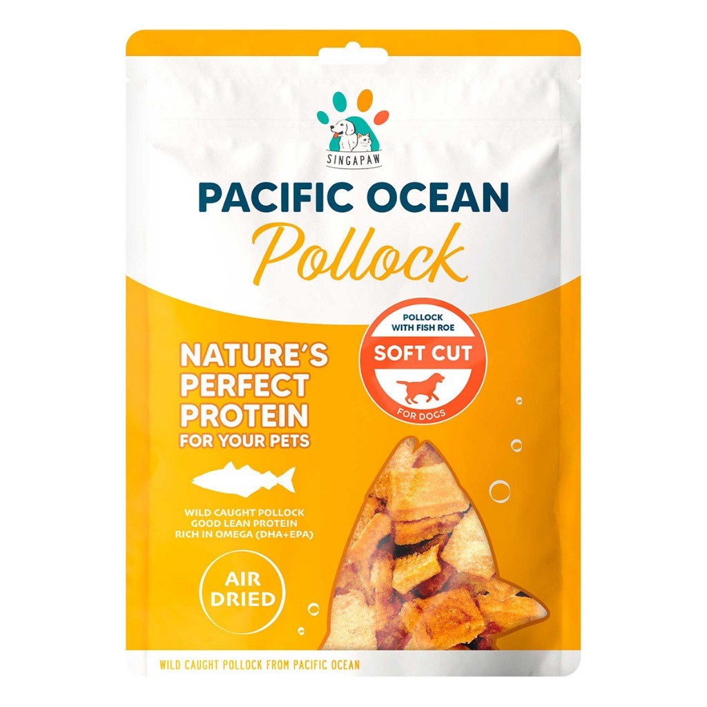 Singapaw Salmon & Pollock Cat & Dog Treats | Single Ingredient Fish Treats