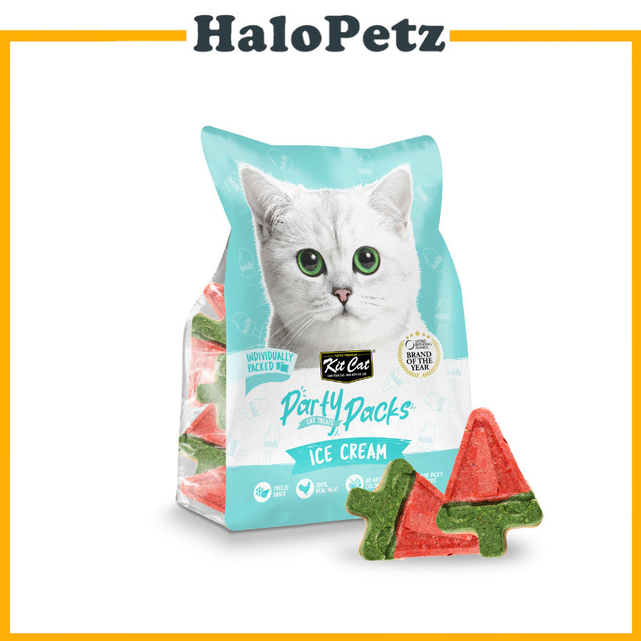 Kit Cat Party Packs Freeze Dried Treats for Cats