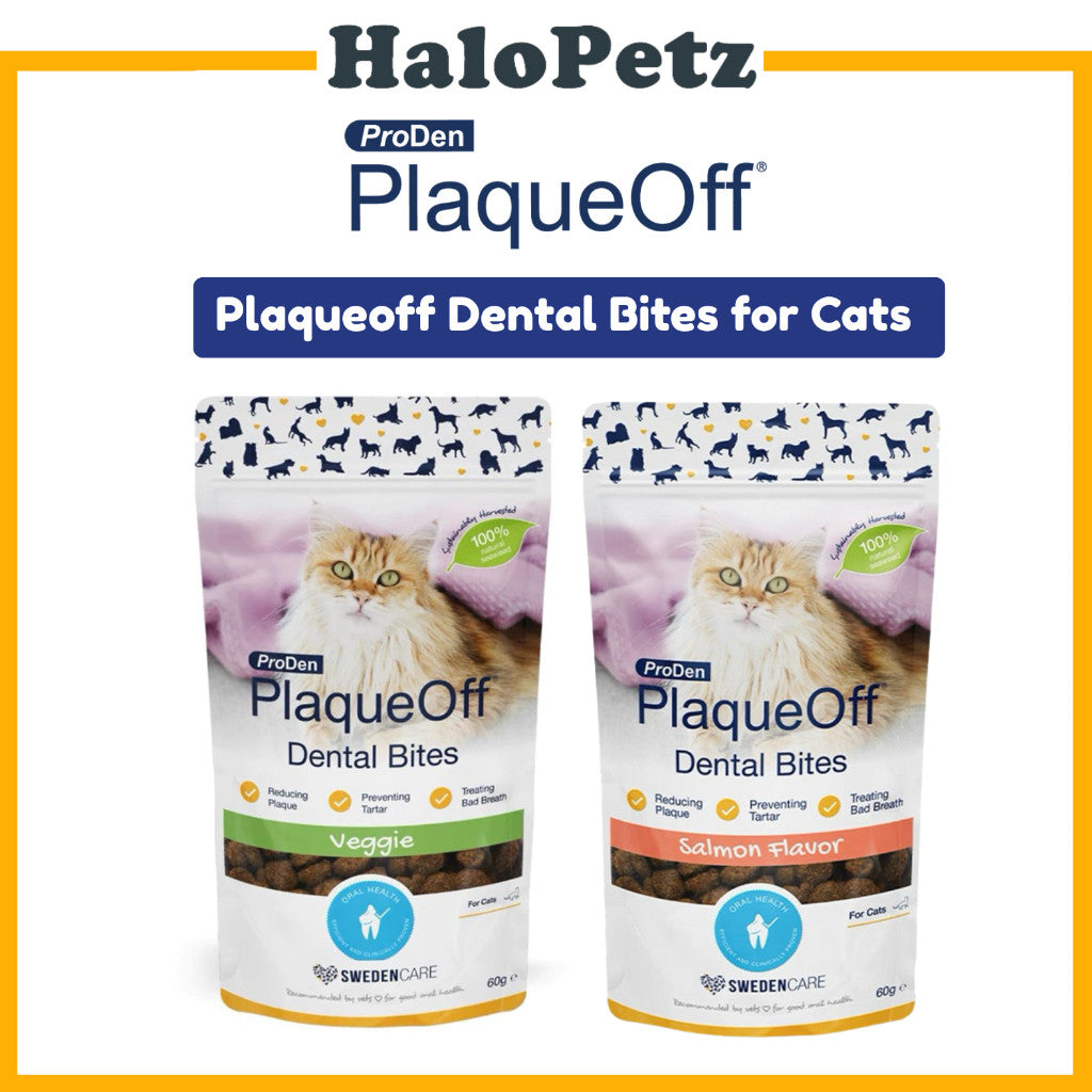 Proden PlaqueOff®️ Dental Bites for Cats - Salmon | Veggie 60g