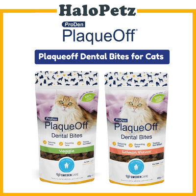 Proden PlaqueOff®️ Dental Bites for Cats - Salmon | Veggie 60g