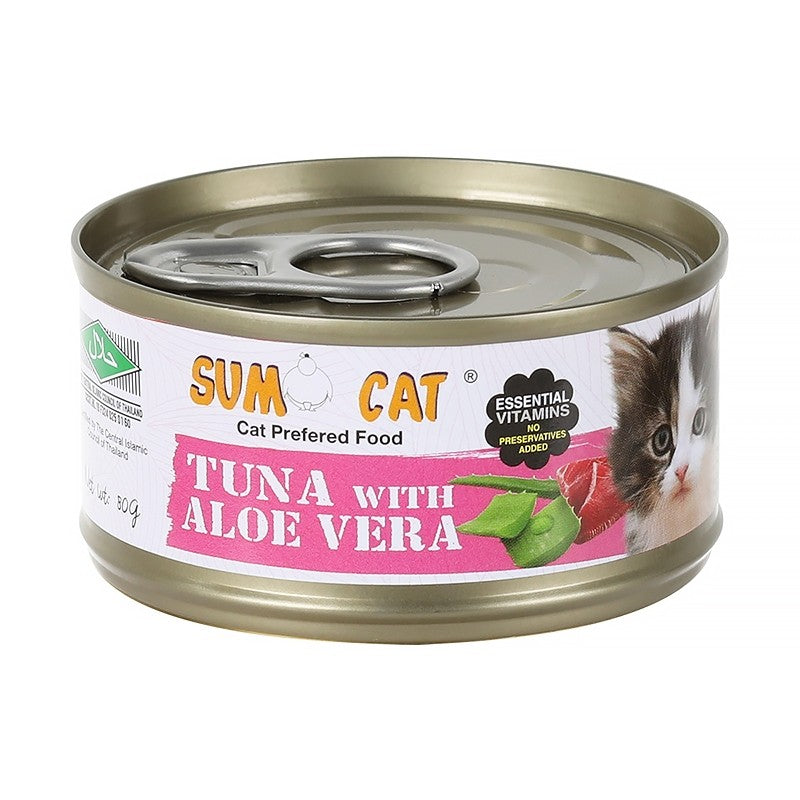 [24 Cans] Sumo Cat Tuna Can Food 80g
