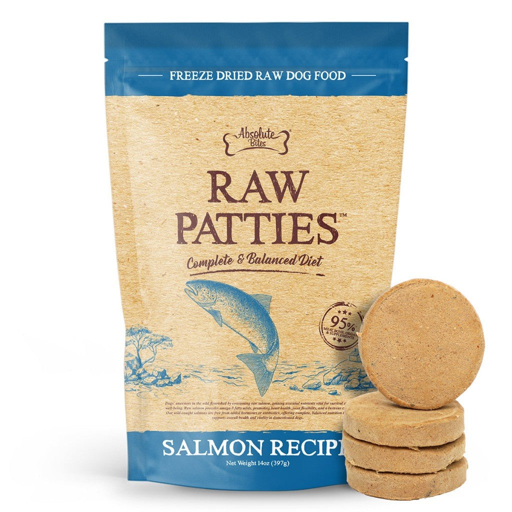 Absolute Bites Freeze Dried Raw Patties Dog Food 14oz