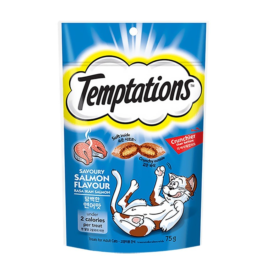 Whiskas Temptations Crunchy Cat Treats 75g