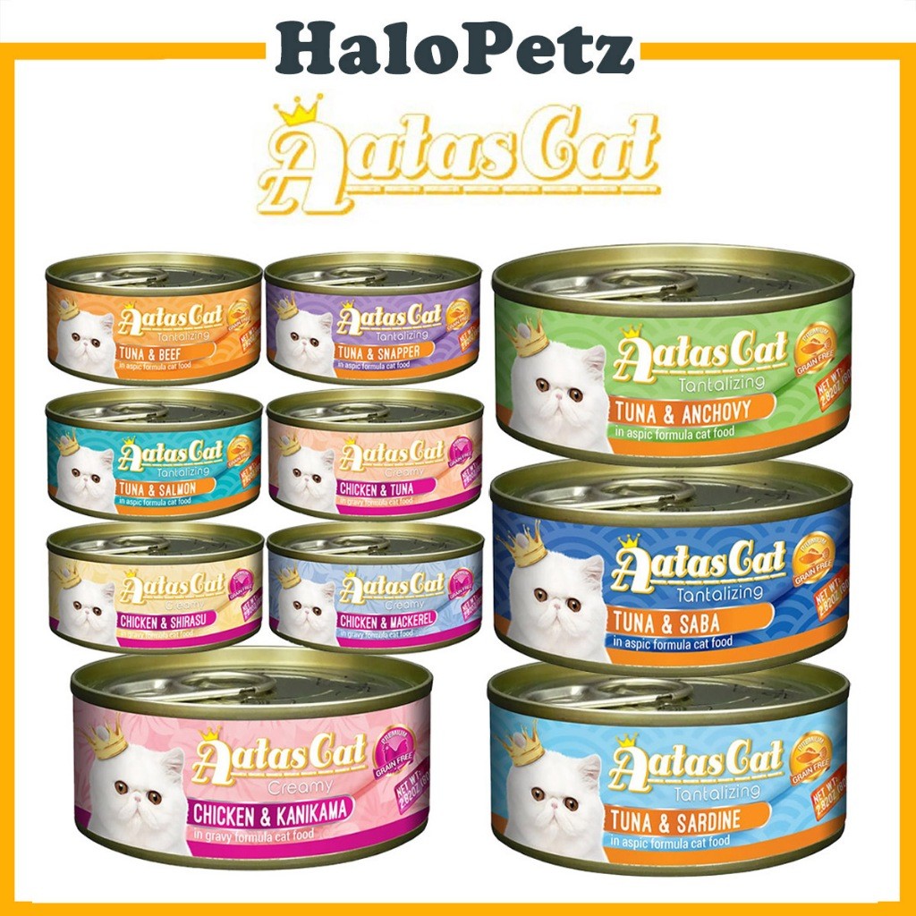 [24 Cans] Aatas Cat Wet Cat Food 80g