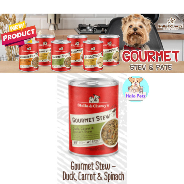 Stella & Chewy's Dog Gourmet Stew and Pate Canned Dog Food 12.5oz | Adult & Puppy