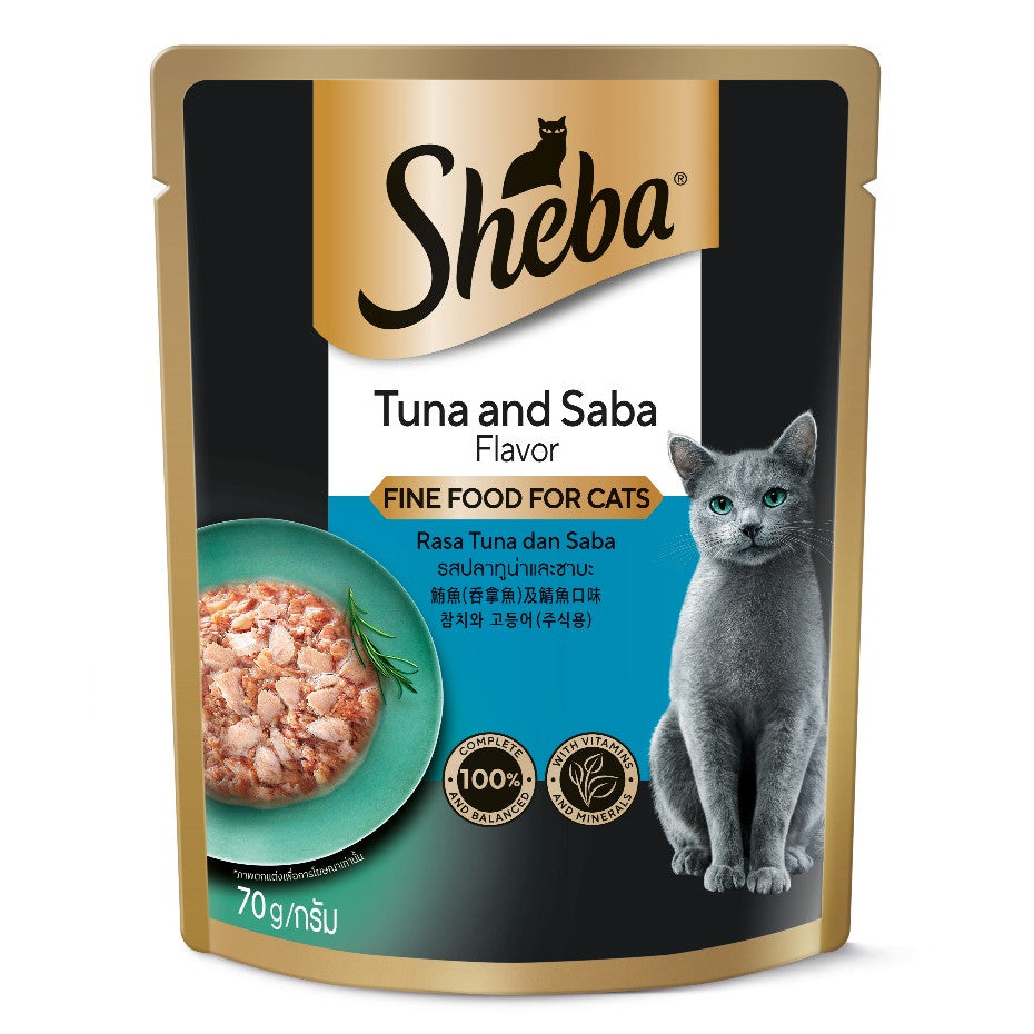 Sheba Wet Cat Food Pouch 70g | Premium Wet Food for Cats