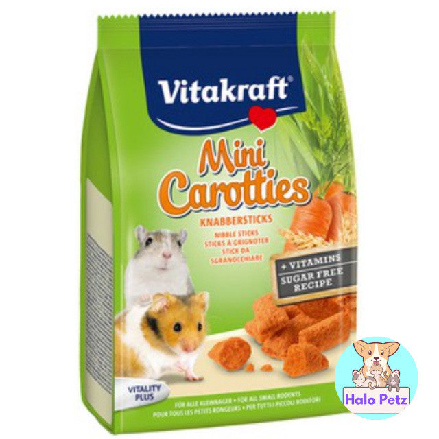 Vitakraft Small Animals Nibble Sticks 50g | Alfalfa, McCorn, Mini Carotties