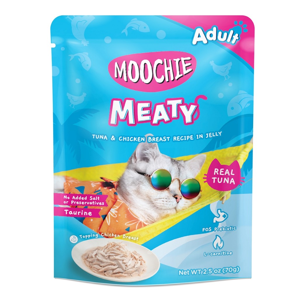 Moochie Meaty Cat Pouch 70g | Kitten, Adult & Senior Wet Cat Food