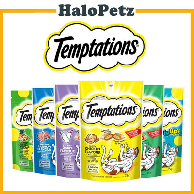Whiskas Temptations Crunchy Cat Treats 75g
