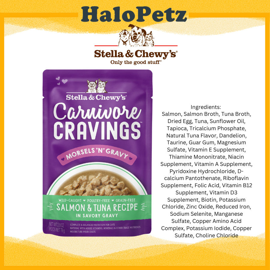 Stella & Chewy's Carnivore Cravings Wet Cat Food 2.8oz | High Protein Grain-Free
