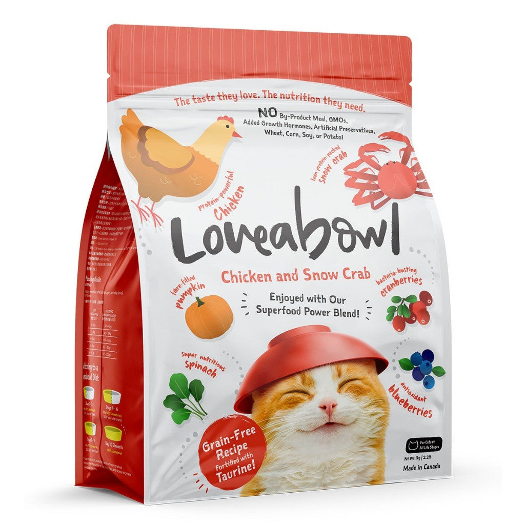 Loveabowl Grain Free Dry Cat Food 1kg