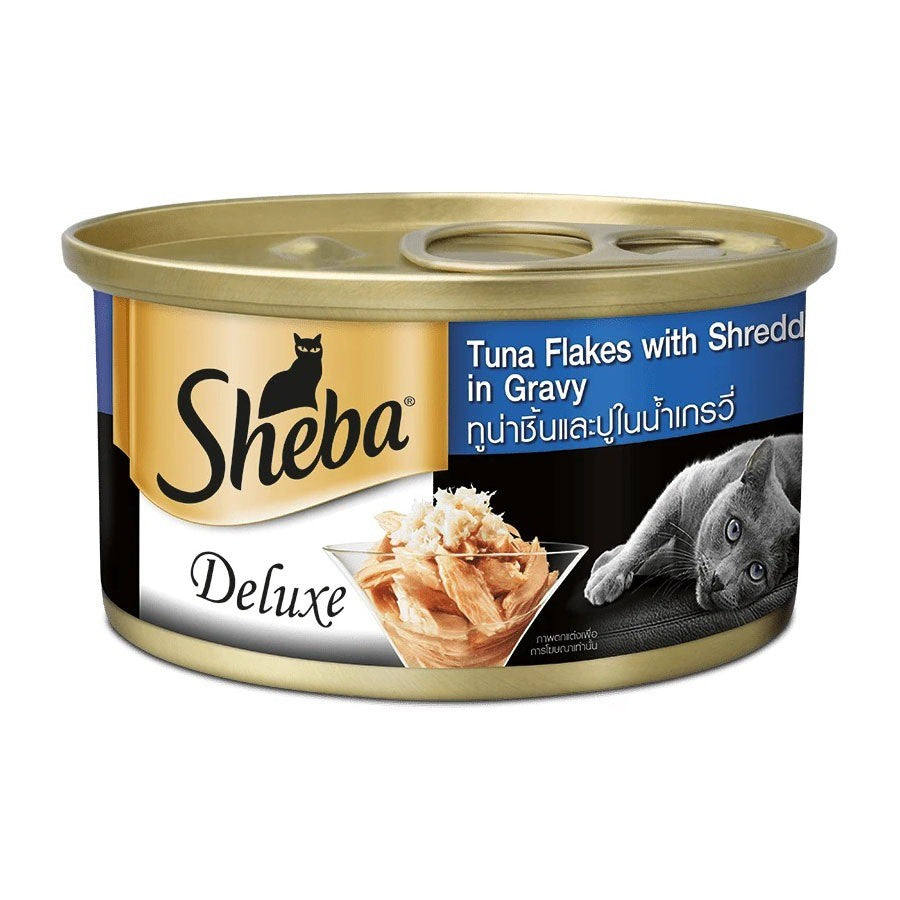 Sheba Deluxe Wet Cat Can Food Adult 85g | Premium Gourmet Cat Meal