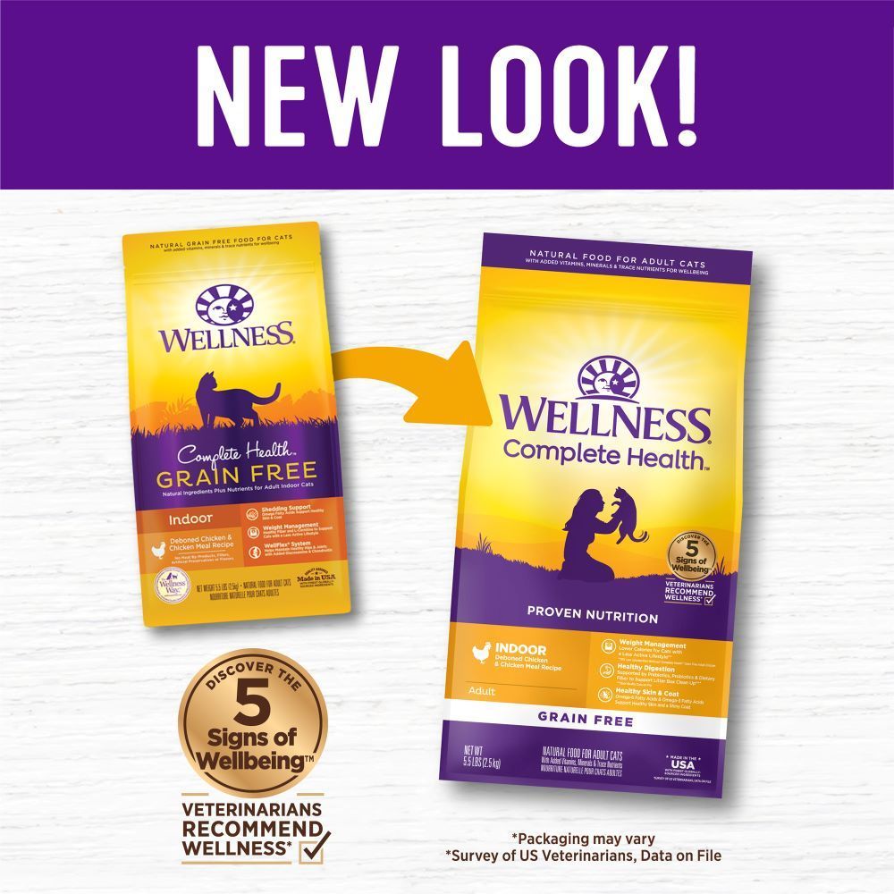 Wellness Complete Health Grain Free Dry Cat Food 5.5lbs