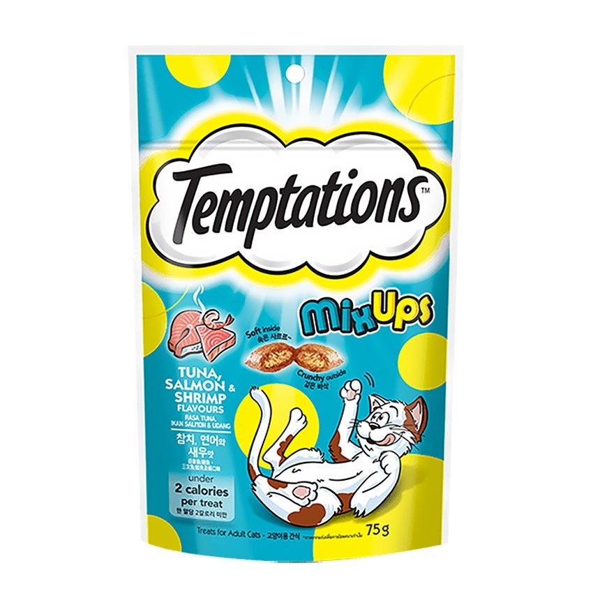 Whiskas Temptations Crunchy Cat Treats 75g