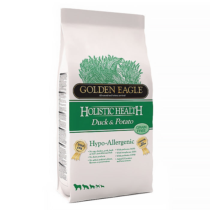 [Expiry Jun 26] Golden Eagle Duck & Potato Hypo-Allergenic Dog 10kg