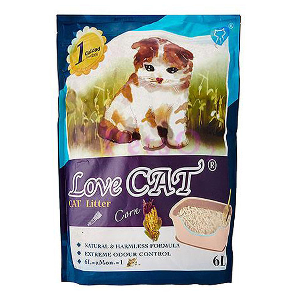 Lovecat | Love Cat Tofu Cat Litter 6L- Soya | Coffee | Green Tea | Corn
