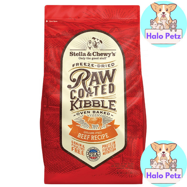 Stella & Chewy's Raw Coated Dog Kibbles with Wholesome Grains | Freeze-Dried Raw Coated