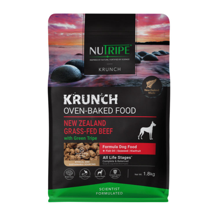 Nutripe Dog Krunch Oven-Baked with Green Tripe Dog Food