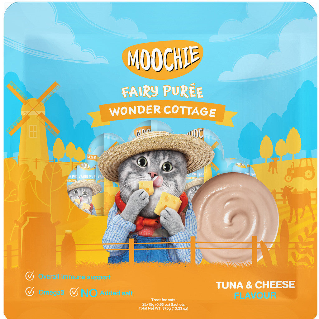 Sheba Melty Cat Treats 20 Sticks | Moochie Purée 25 Sticks | Lickable Cat Treats Bundle