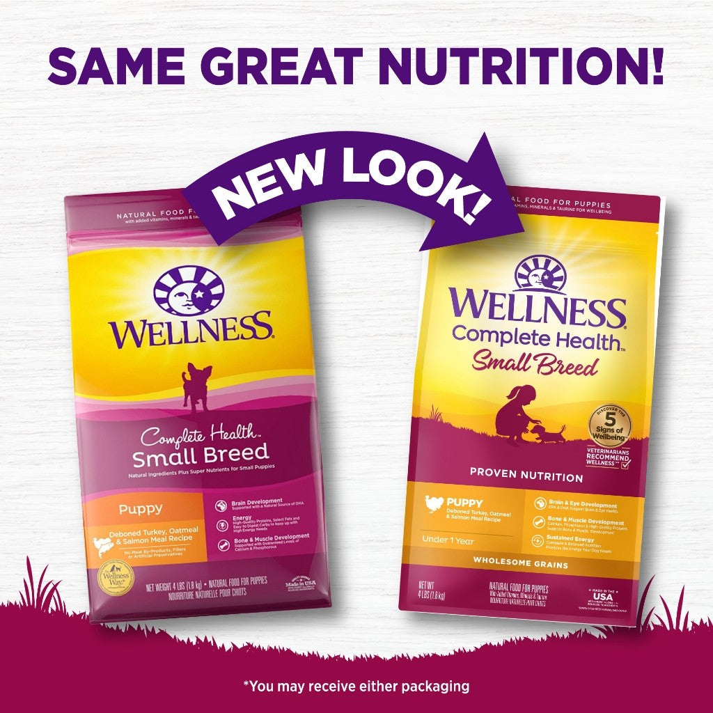 Wellness Small Breed Complete Health Dry Dog Food 4lbs
