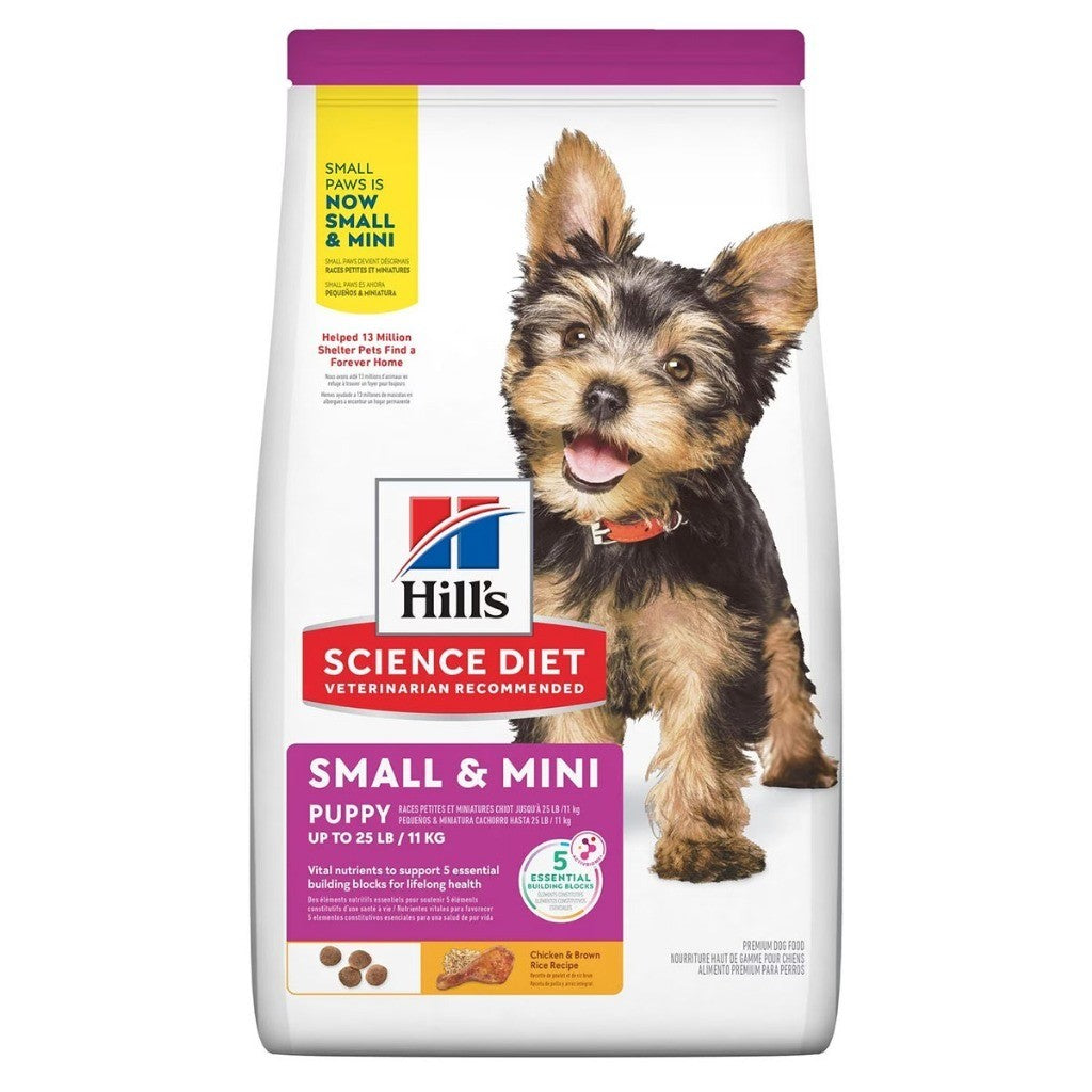 Hill's Science Diet Small Bites Dry Dog Food | Adult & Puppy Small Kibble Formula