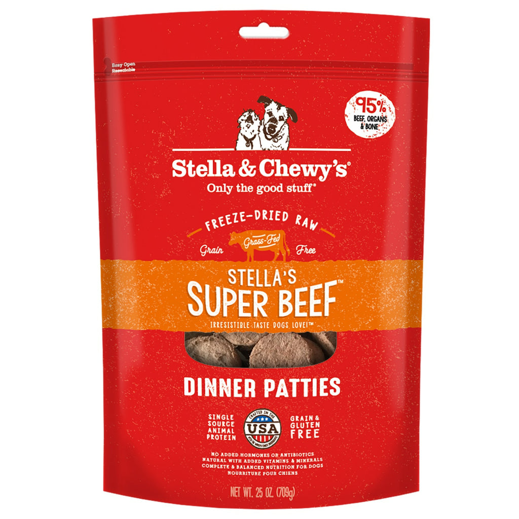 Stella & Chewy's Freeze-Dried Raw Dinner Patties for Dogs 25oz | Complete Raw Diet