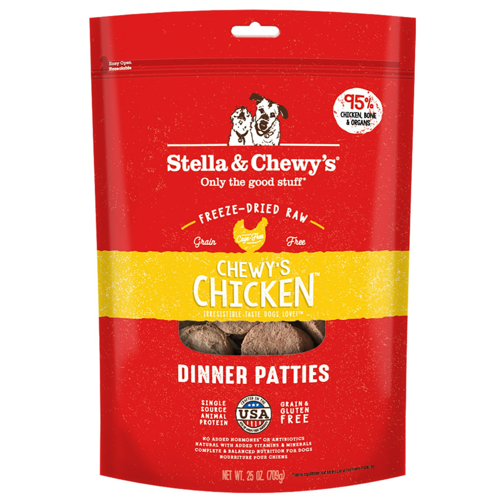 Stella & Chewy's Freeze-Dried Raw Dinner Patties for Dogs 25oz | Complete Raw Diet