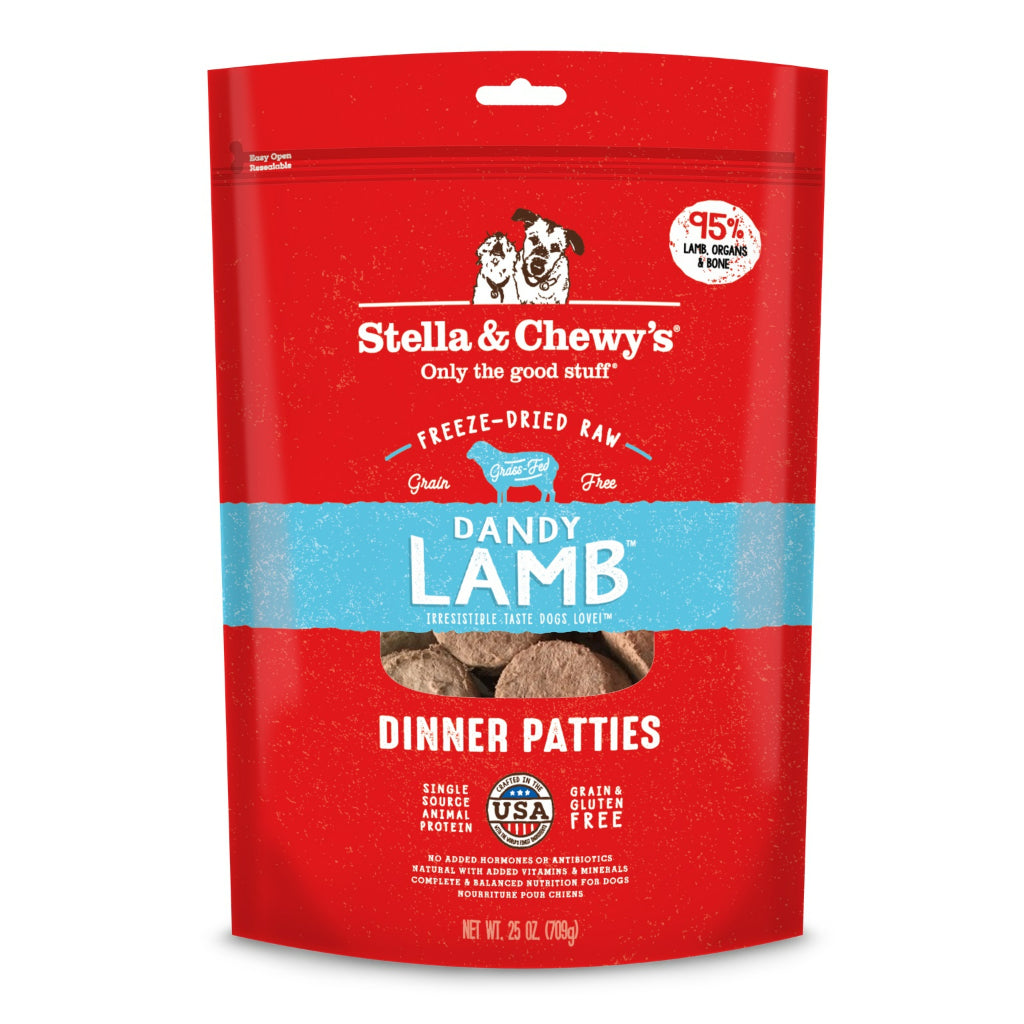 Stella & Chewy's Freeze-Dried Raw Dinner Patties for Dogs 25oz | Complete Raw Diet