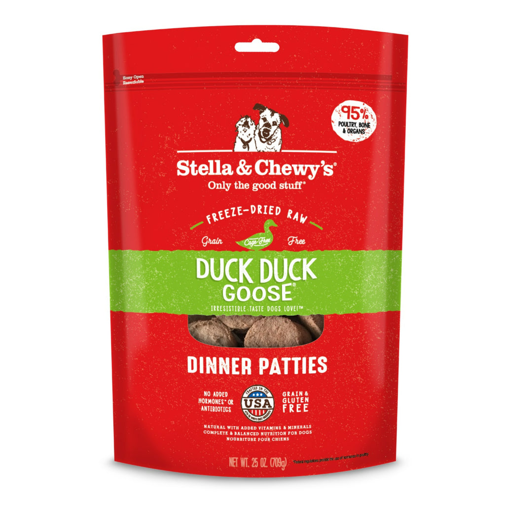 Stella & Chewy's Freeze-Dried Raw Dinner Patties for Dogs 25oz | Complete Raw Diet