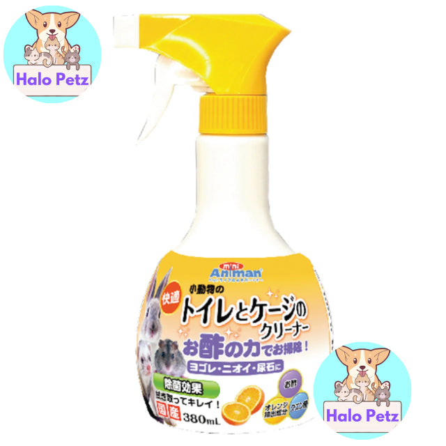 Mini Animan Toilet Cage Cleaner / Deodorant & Bacteria Eliminative Mist 380ml (2 Selections) Rabbit/Hamster/Guinea Pig