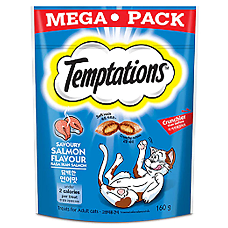 Temptations Mega Pack Cat Treats 160g Chicken/ Tuna/ Salmon