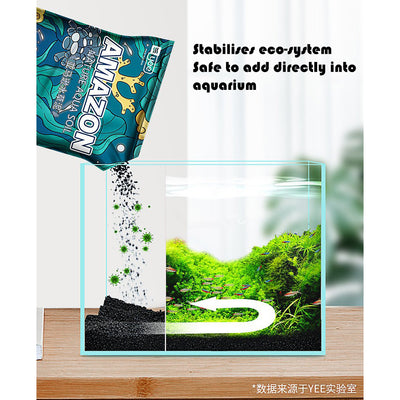 YEE Amazon Aquarium Natural Fertilised Aqua Soil 1.5L
