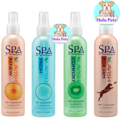 TropiClean SPA Lavish Pet Cologne Spray For Dogs & Cats 8 floz