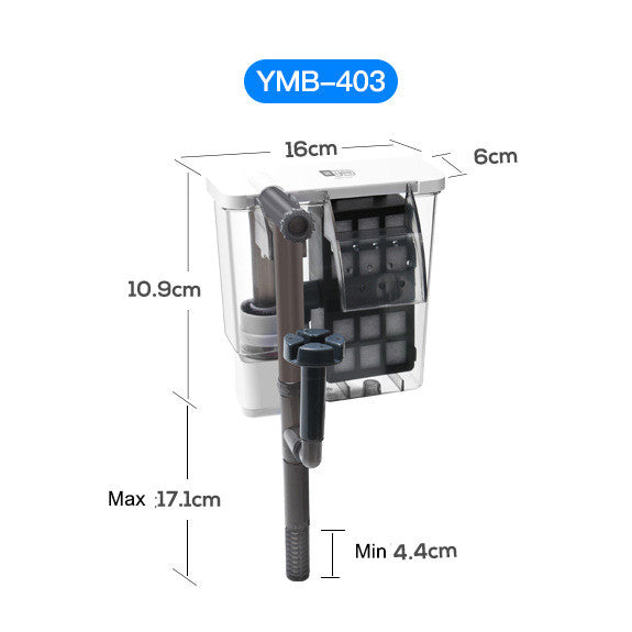 Yee Mini Hang-On Filter Aquarium Filter