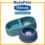 Petmate Large Oval Plastic Double Diner Bowl Pet Food Dish
