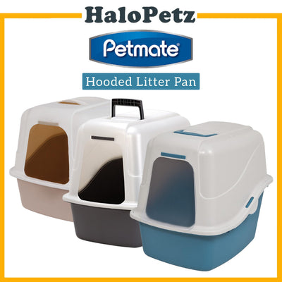 Petmate Hooded Cat Litter Pan Jumbo Size (Assorted/Random Color)